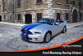 Ford Mustang racing stripes